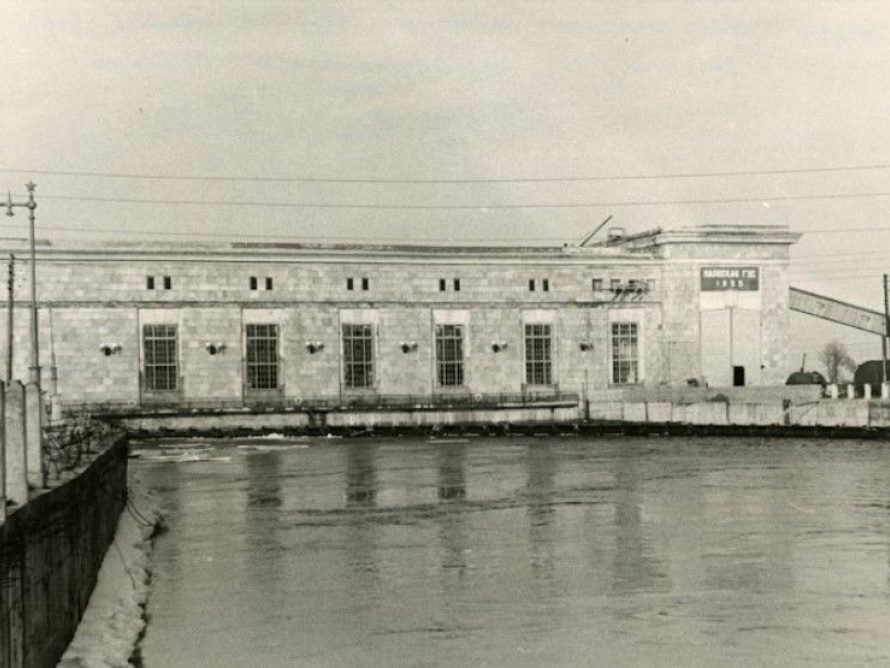 Narva Hüdroelektrijaama ehitus. 1957 (Narva Muuseum)